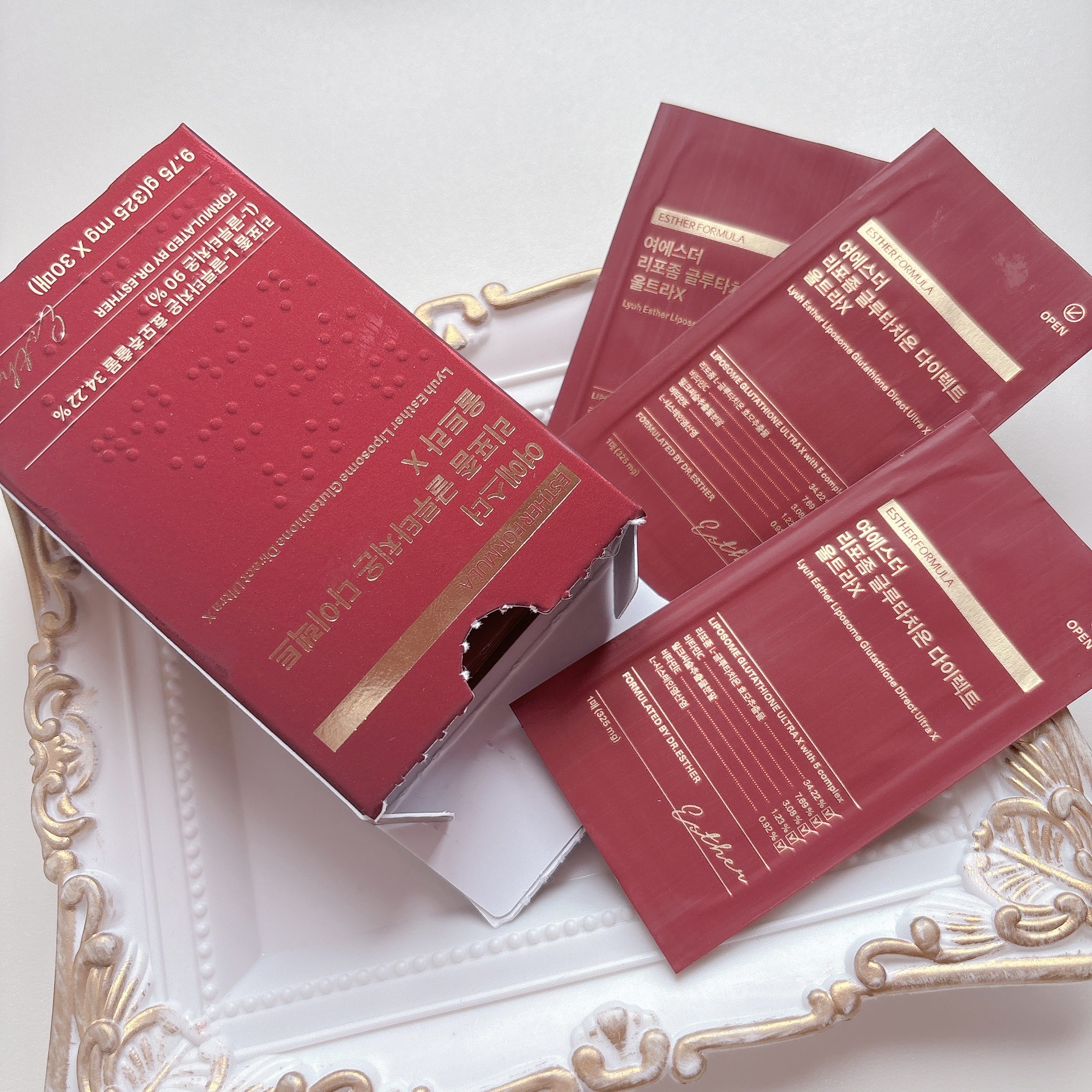 ヨエスターGLTダイレクトウルトラX/ESTHER FORMULA/美容サプリメントを使ったクチコミ（2枚目）