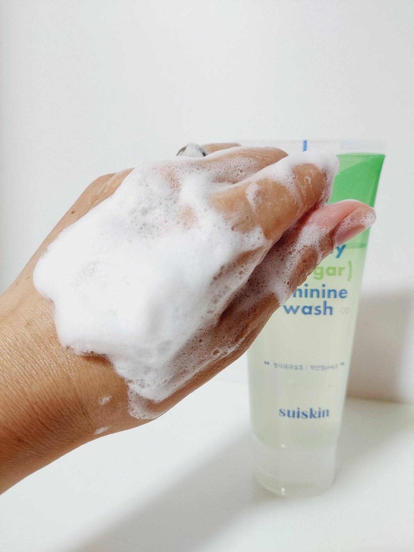 クリーミービネガーフェミニンウォッシュ/suiskin/ボディソープを使ったクチコミ(3枚目)