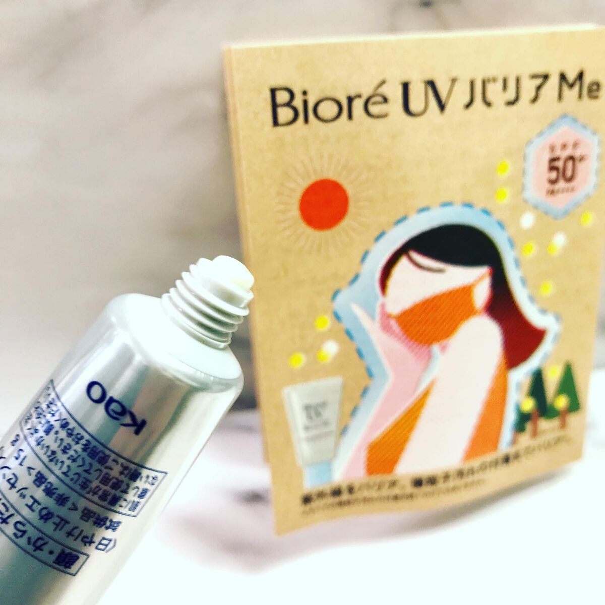 ビオレUV バリアミー クッションジェントルエッセンス		/ビオレ/日焼け止めクリームを使ったクチコミ（2枚目）