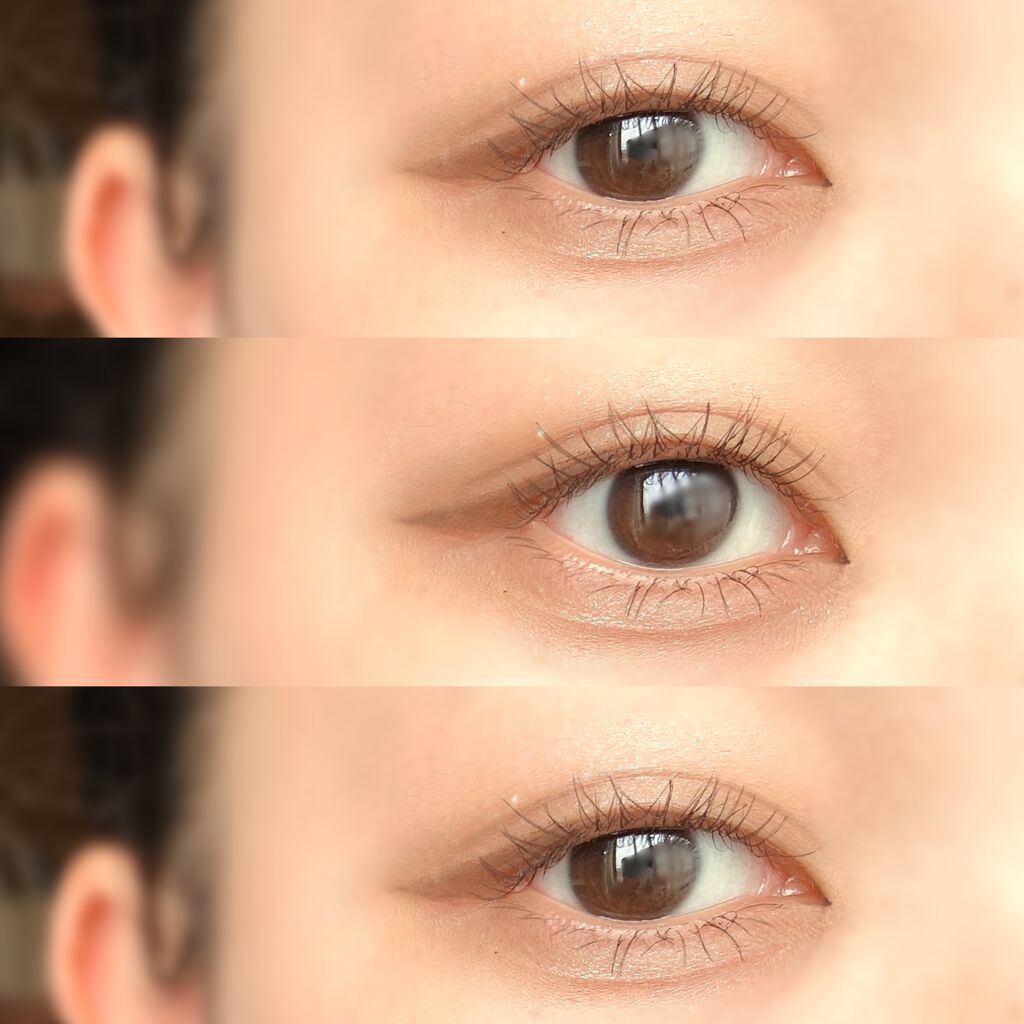 リキッドアイライナー ブラウン/無印良品/リキッドアイライナーを使ったクチコミ（2枚目）