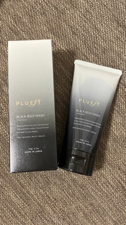 BLACK JELLY WASH(ブラックジェリーウォッシュ)/PLUEST/その他洗顔料を使ったクチコミ(1枚目)