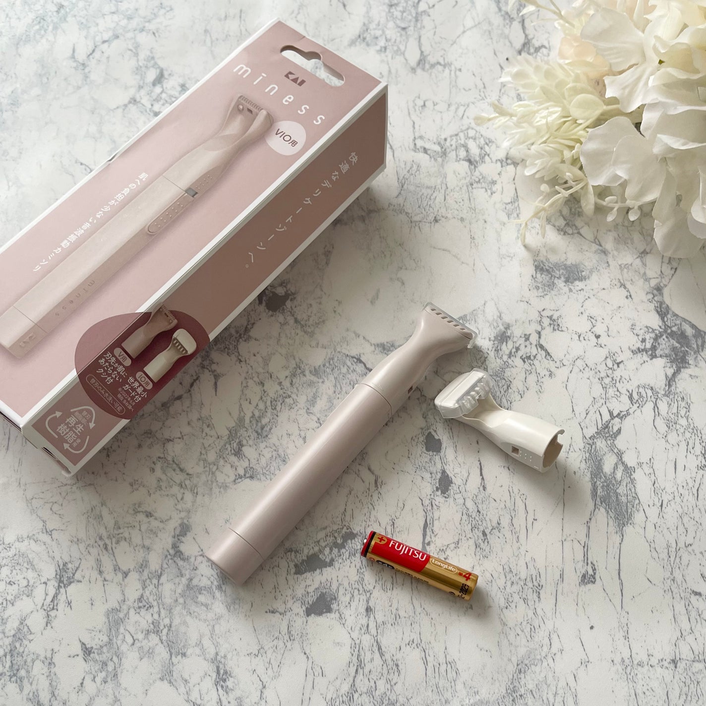 miness VIOデリケートゾーン用カミソリ/貝印/シェーバーを使ったクチコミ(3枚目)