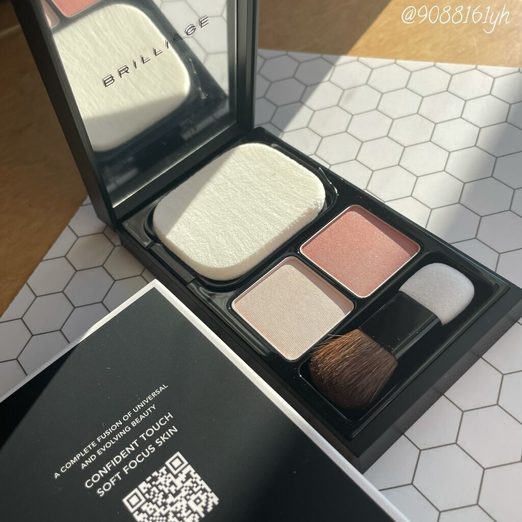 パウダリーファンデーション コンフィデントタッチ セカンドスキン 40/ブリリアージュ/パウダーファンデーションを使ったクチコミ（2枚目）