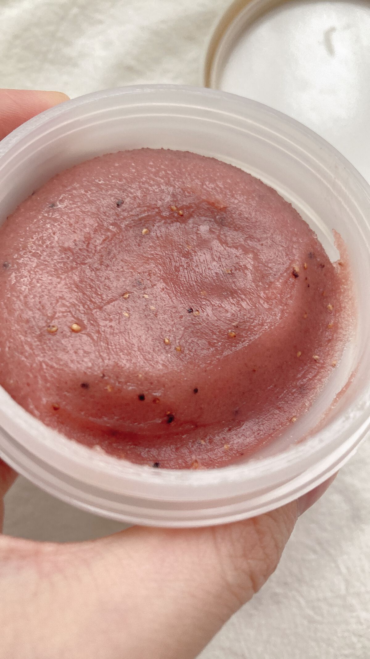 ストロベリーシュガー フードマスク/SKINFOOD/洗い流すパック・マスクを使ったクチコミ(3枚目)