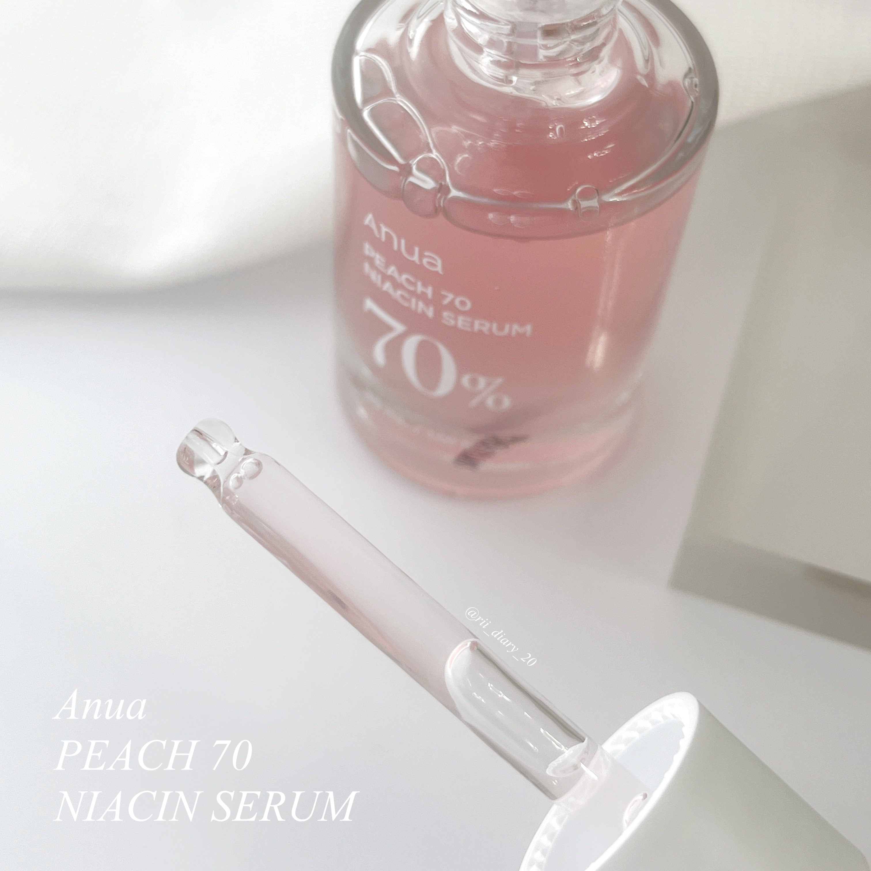 桃70%ナイアシンセラム/Anua/美容液を使ったクチコミ（2枚目）