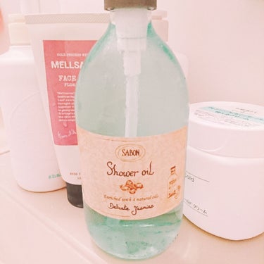 SABON/シャワーオイル
￥3,500くらい？また、忘れた…。

〈容器〉ビン※結構重みのあるビン
             ポンプはブラウン(無料)の方
〈使用感〉洗い上がりさっぱり、乾燥あり(個人