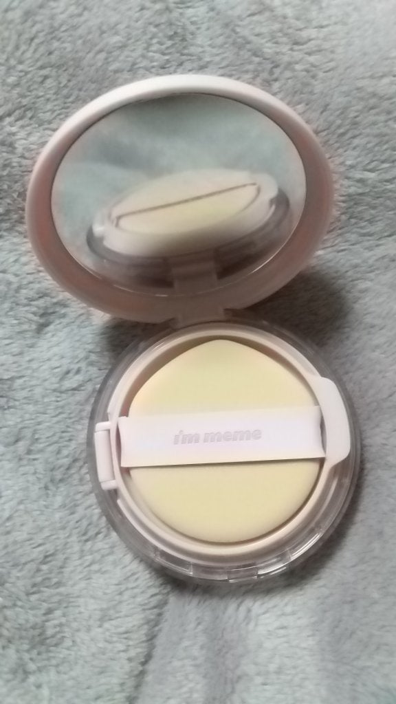 ワンダーベルベットラスティングクッション/i’m meme/クッションファンデーションを使ったクチコミ(2枚目)