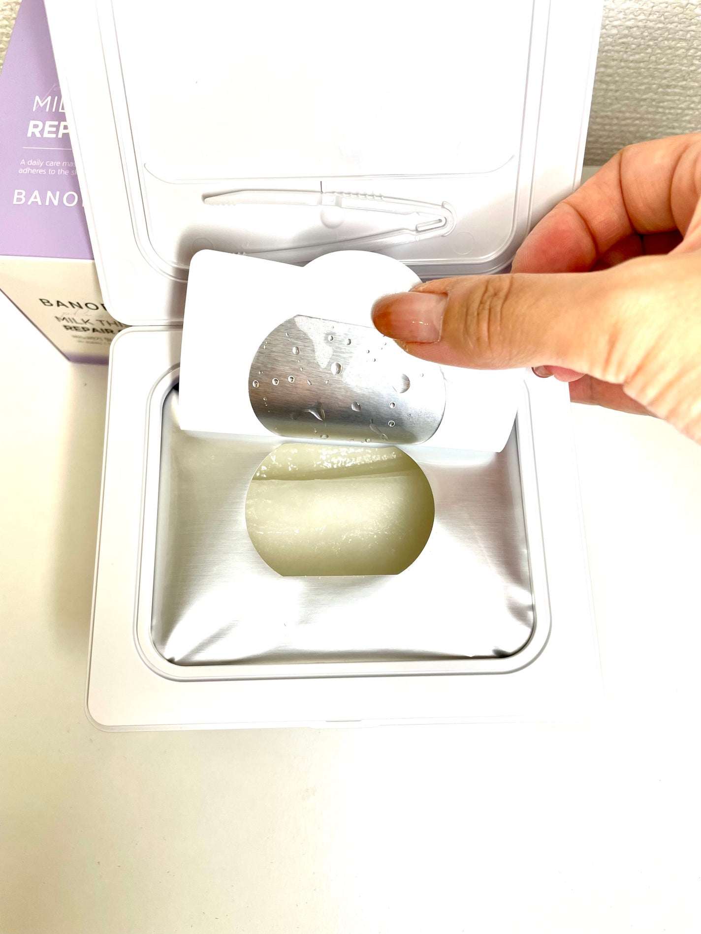 ミルクシスルリペアシカクイックマスクプラス/BANOBAGI/シートマスク・パックを使ったクチコミ(2枚目)