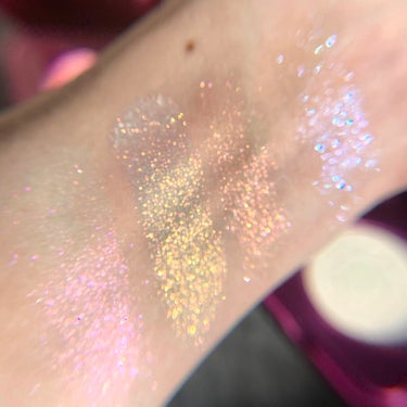 space age highlighter/Kaleidos Makeup/ハイライトを使ったクチコミ（4枚目）