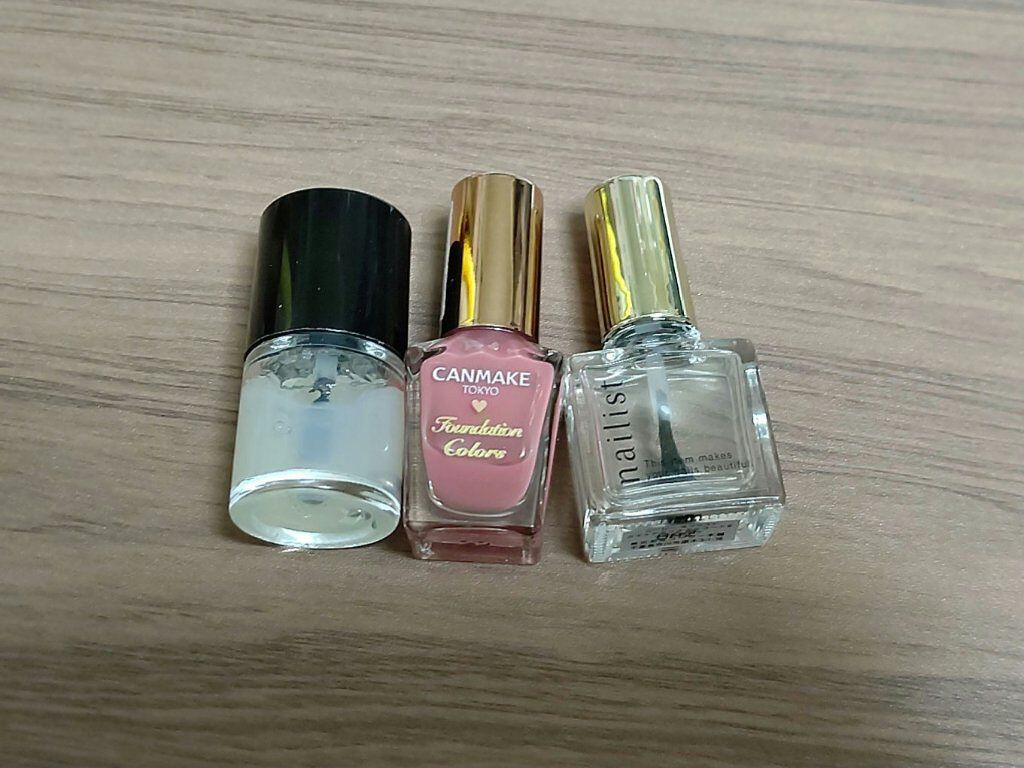 ピールオフベースコート/キャンドゥ/ネイルベースコートを使ったクチコミ（2枚目）