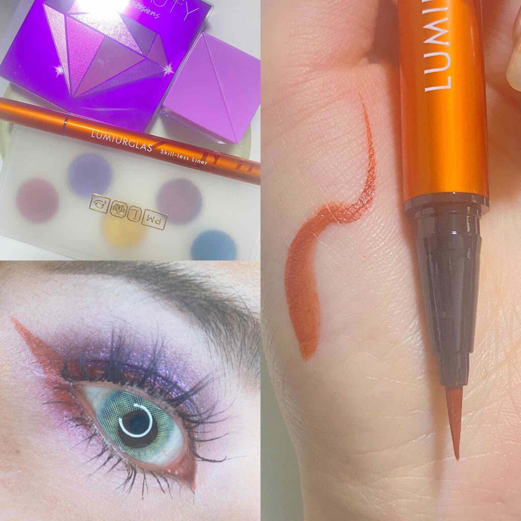 スキルレスライナー/LUMIURGLAS/リキッドアイライナーを使ったクチコミ（3枚目）