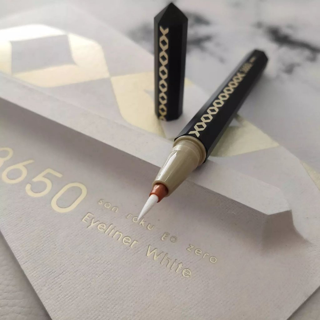 リキッドアイライナー  ホワイト(White)/3650/リキッドアイライナーを使ったクチコミ（2枚目）