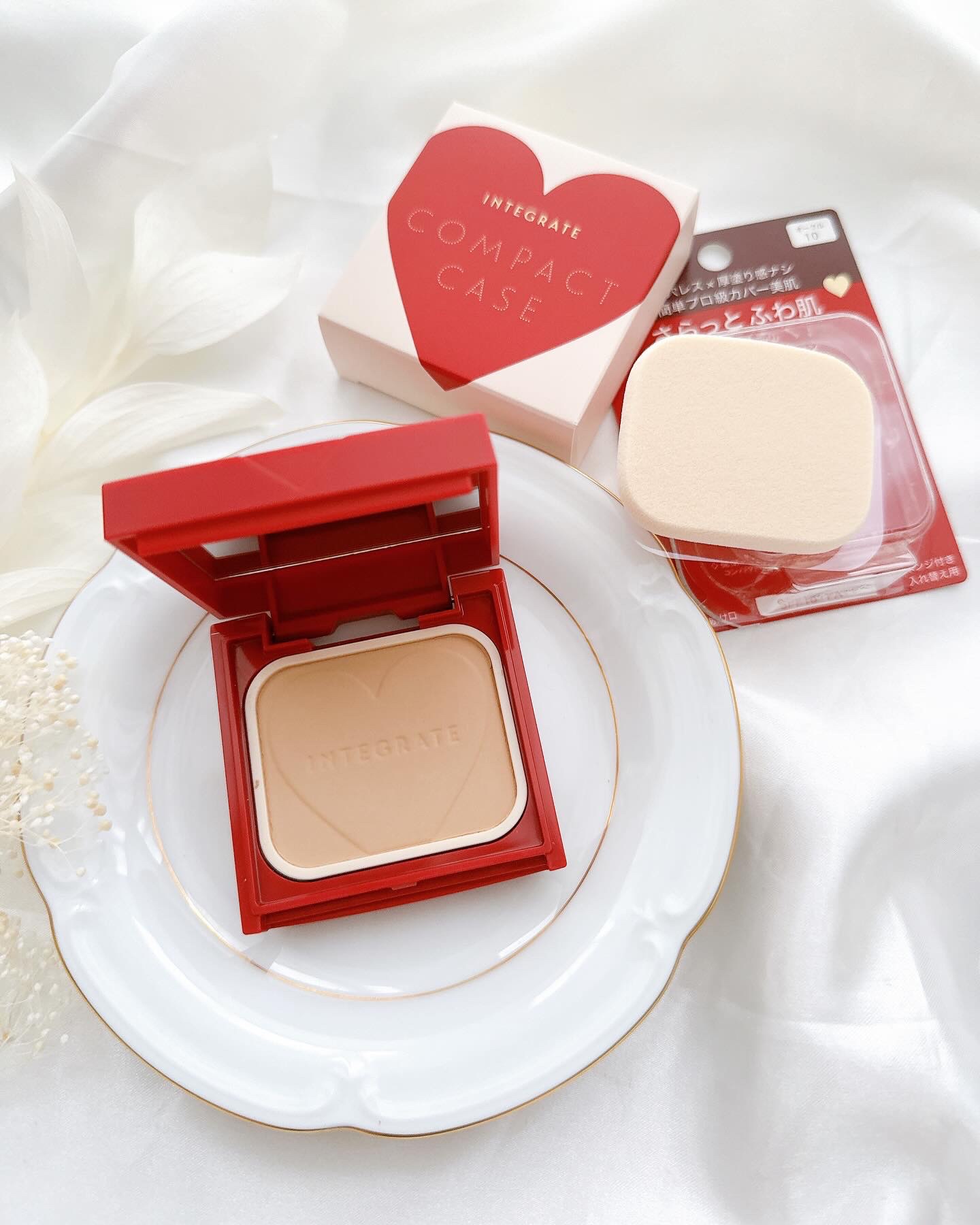 プロフィニッシュファンデーション/インテグレート/パウダーファンデーションを使ったクチコミ（2枚目）