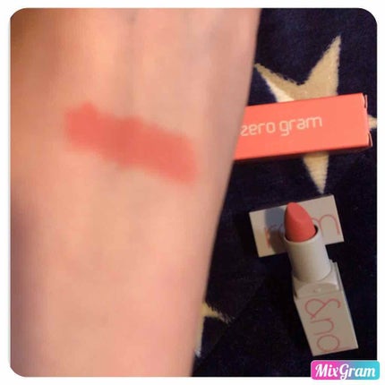 ゼログラムマットリップスティック/rom&nd/口紅を使ったクチコミ(3枚目)