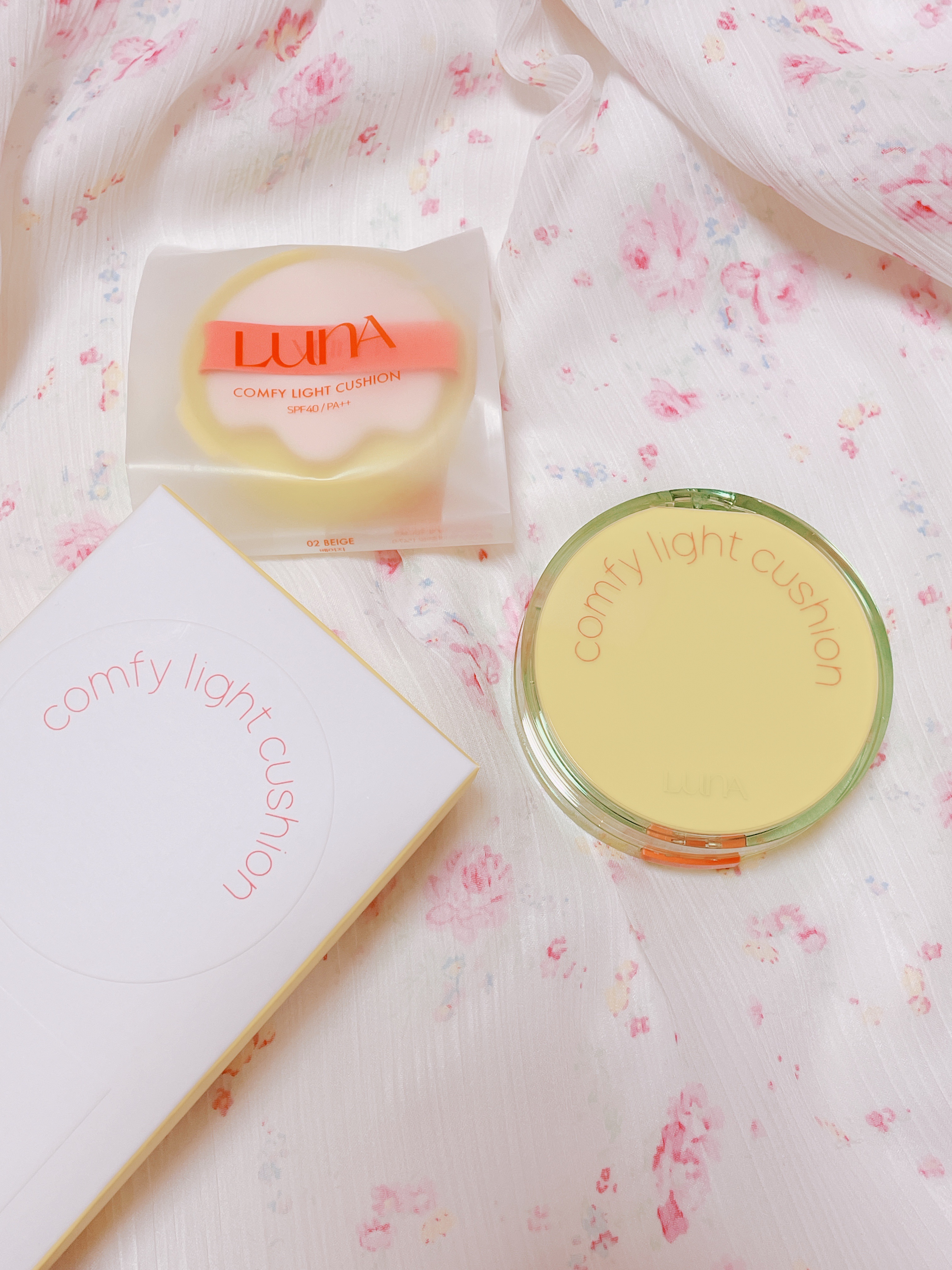 コンフィーライトクッション/LUNA/クッションファンデーションを使ったクチコミ（1枚目）