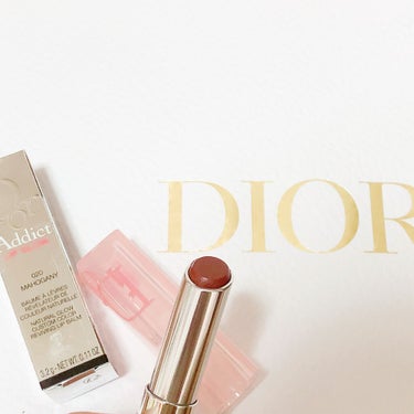 ディオール アディクト リップ グロウ 020 マホガニー/Dior/リップケア・リップクリームを使ったクチコミ（1枚目）