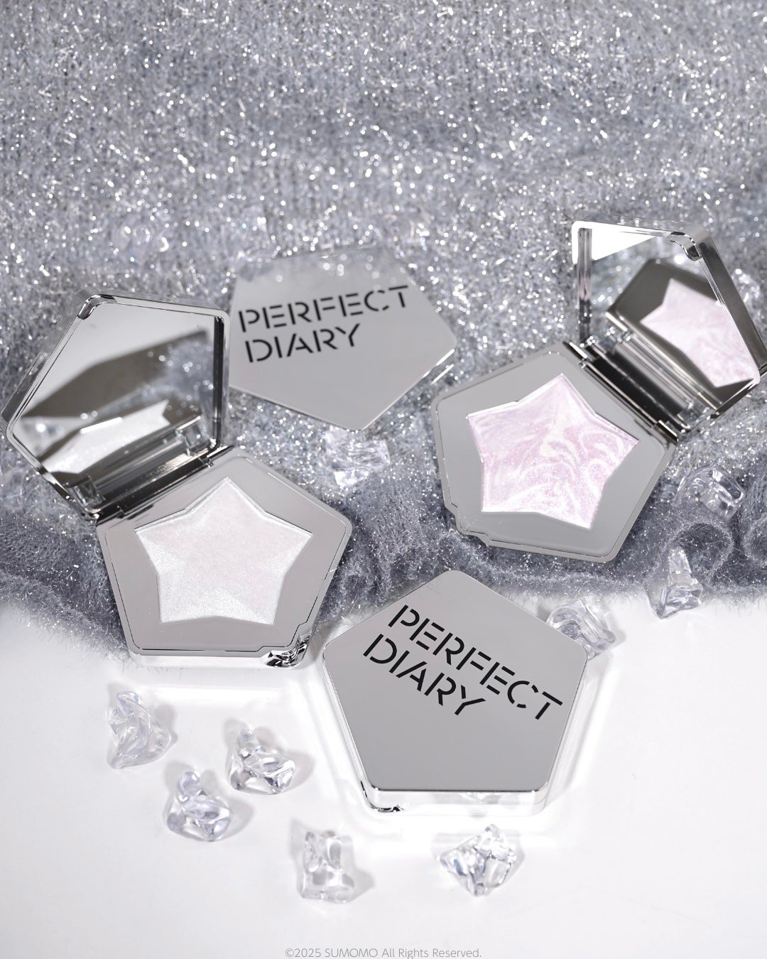スターダストダイヤモンドハイライトパウダー/PERFECT DIARY/パウダーハイライトを使ったクチコミ(6枚目)
