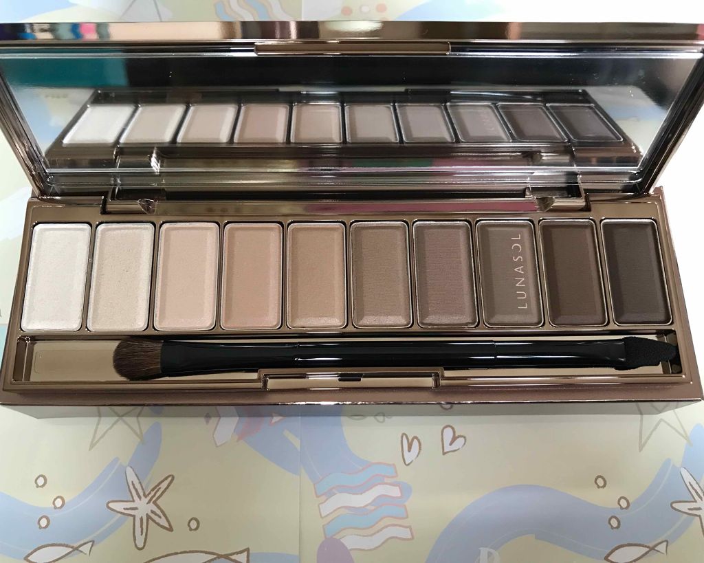 ザ ベージュアイズ 02 Noble Beige/LUNASOL/アイシャドウパレットを使ったクチコミ（1枚目）