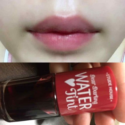 ウォーターティント 02 チェリーシロップ/ETUDE/リップグロスを使ったクチコミ(2枚目)