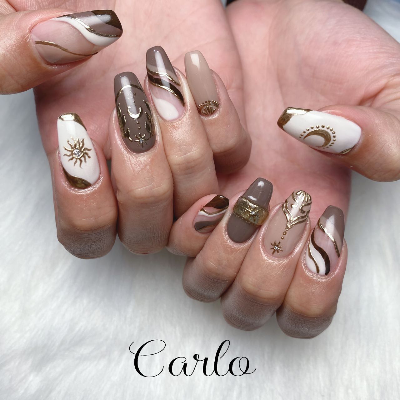 YUKA on LIPS 「150minart..#狭山ヶ丘ネイルサロン#小手指ネイルサロ..」(2枚目)