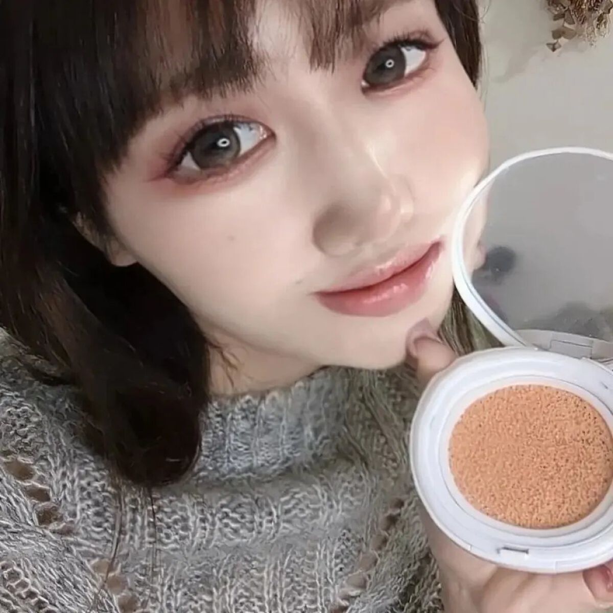 アディクション スキンケアUV タッチアップ クッション 003 Fresh Apricot/ADDICTION/クッションファンデーションを使ったクチコミ（1枚目）