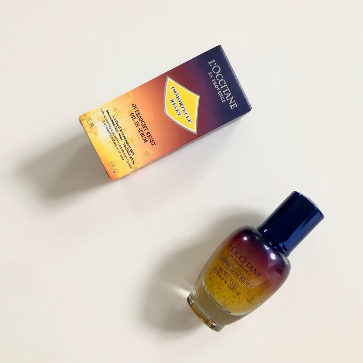 イモーテル オーバーナイトリセットセラム/L'OCCITANE/美容液を使ったクチコミ(2枚目)