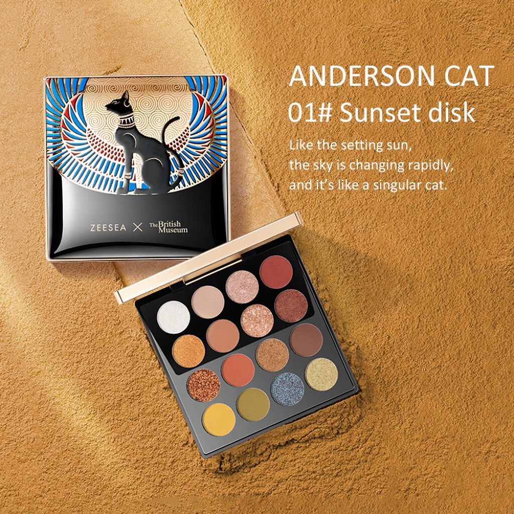 大英博物館 エジプトシリーズ アイシャドウパレット/ZEESEA/アイシャドウパレットを使ったクチコミ(6枚目)