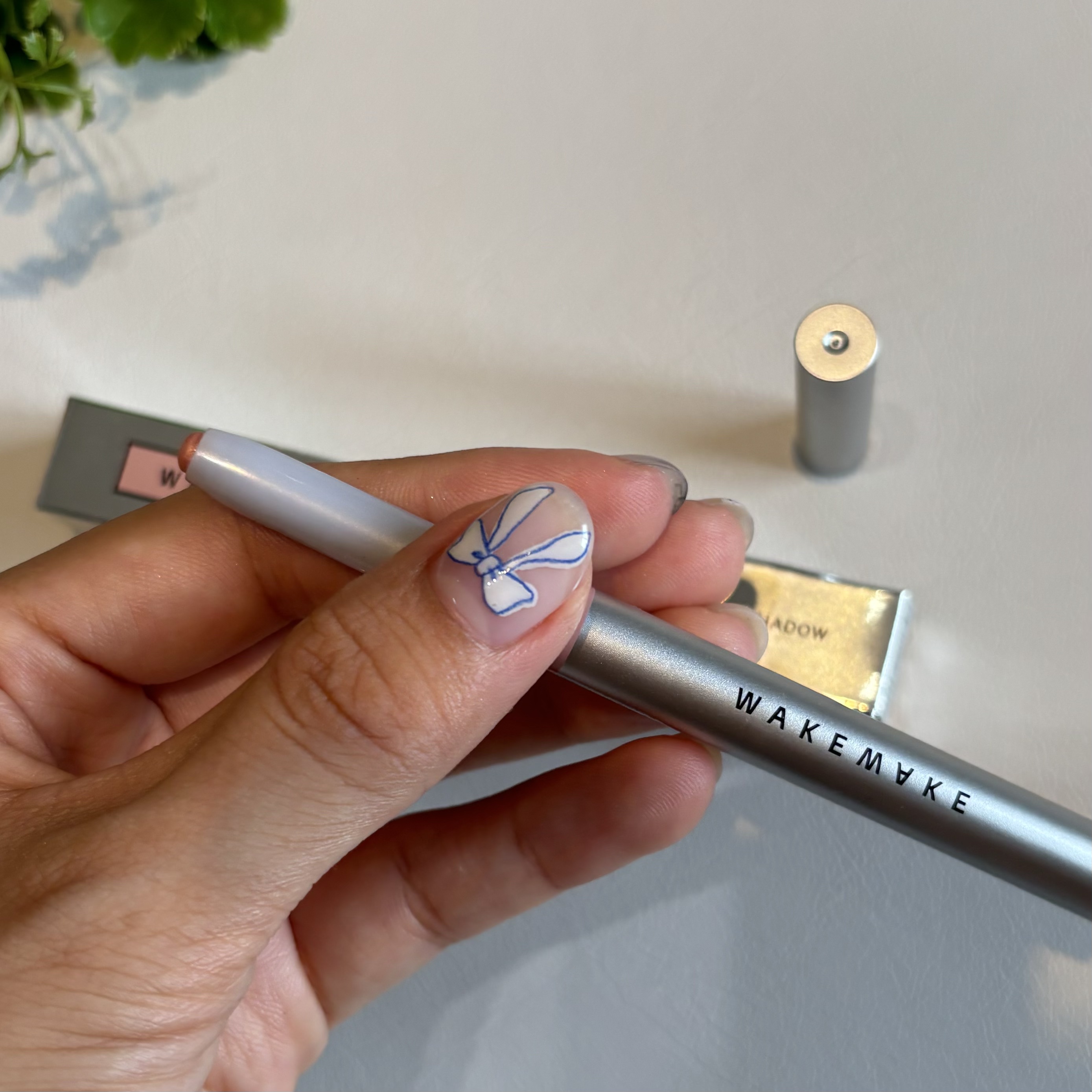 グリッツロングウェアスティックシャドウ/wakemake/パウダーアイシャドウを使ったクチコミ（2枚目）