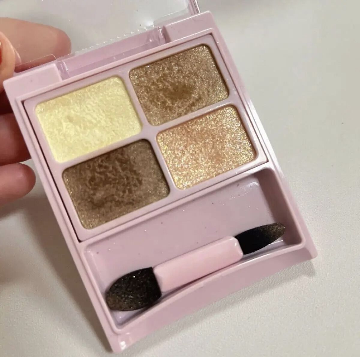 デイジードール アイカラー パレット BR-01 サンドブラウン/DAISY DOLL by MARY QUANT/アイシャドウパレットを使ったクチコミ（2枚目）