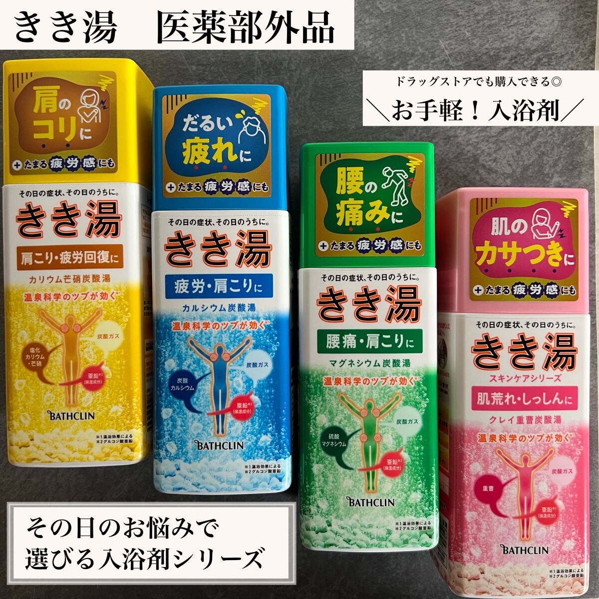 きき湯 カリウム芒硝炭酸湯/きき湯/炭酸系入浴剤を使ったクチコミ（1枚目）