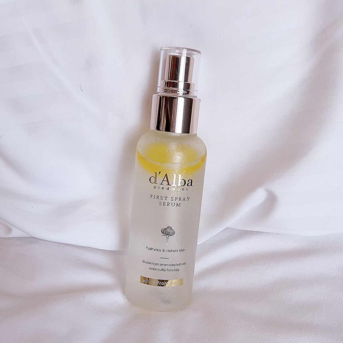 ダルバ ホワイトトリュフファーストスプレーセラム/ダルバ/ミスト状化粧水を使ったクチコミ(4枚目)