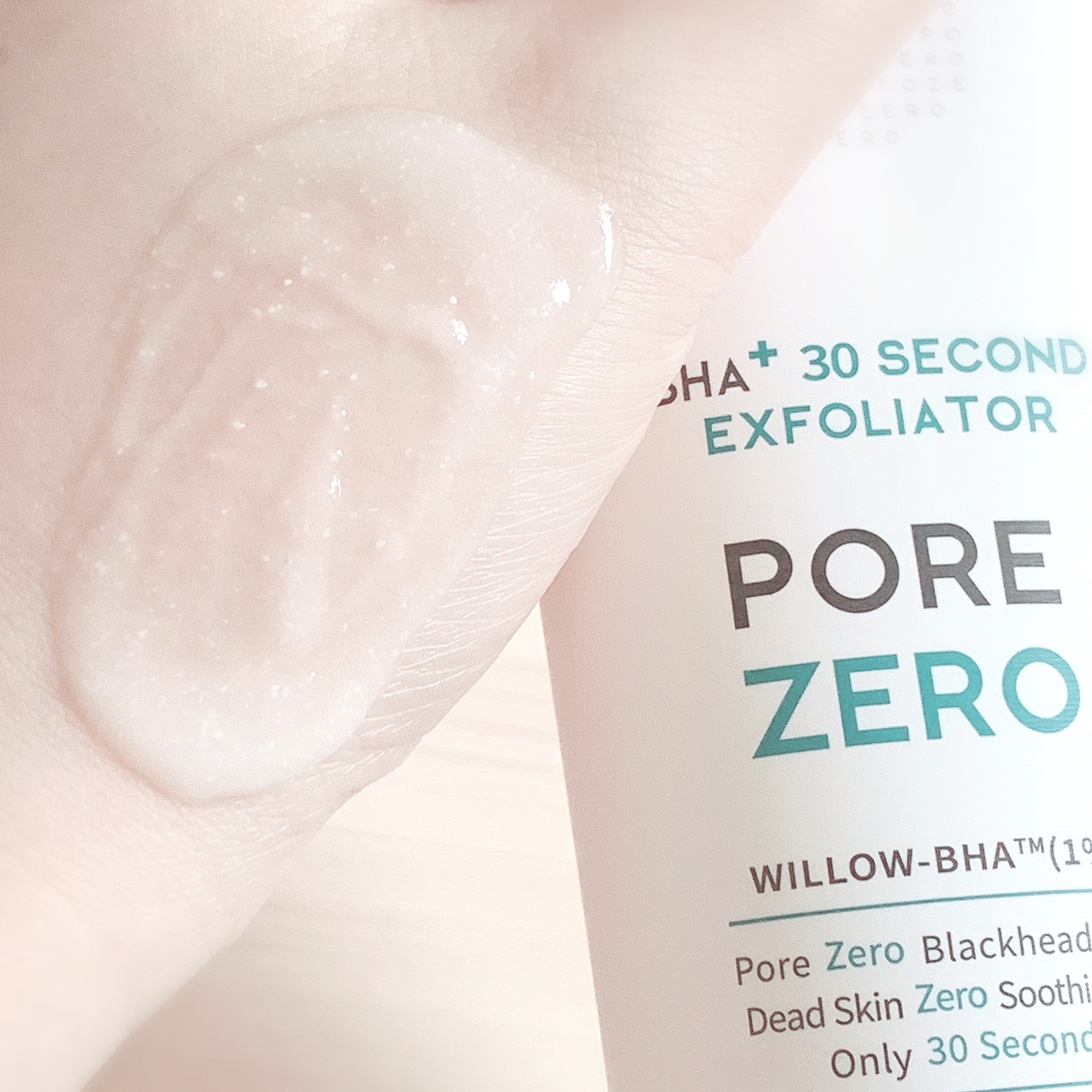 BHA+ PORE ZERO 30 SECOND EXFOLIATOR/be the skin/ピーリングを使ったクチコミ（3枚目）