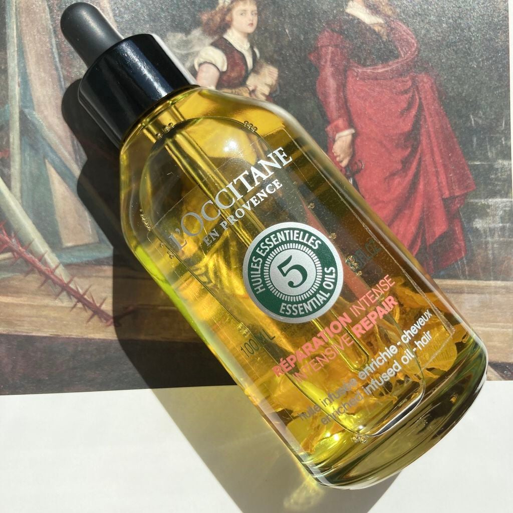 ファイブハーブス リペアリングインテンシヴオイル/L'OCCITANE/ヘアオイルを使ったクチコミ(1枚目)