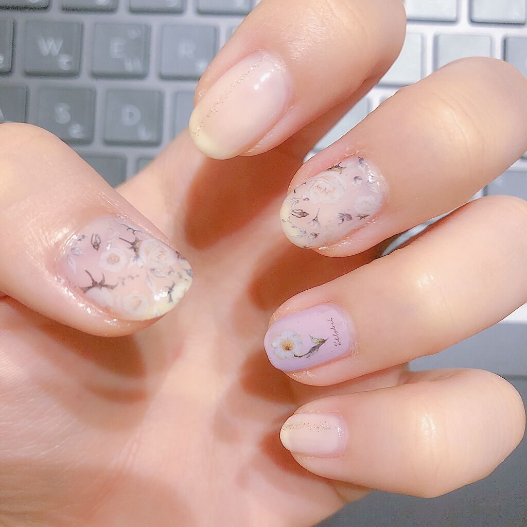 グロッシーコート ミルクコート【旧】/スキューズミー/オールインワンネイルを使ったクチコミ（3枚目）