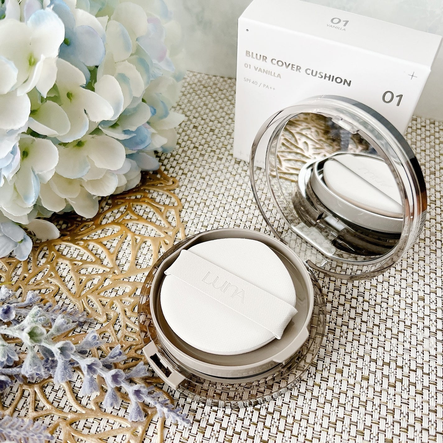 ブラーカバークッション/LUNA/クッションファンデーションを使ったクチコミ(1枚目)