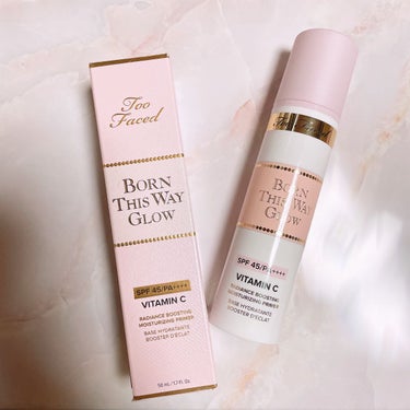 ボーン ディス ウェイ グロウ モイスチュアライジング メイクアップ プライマー/Too Faced/化粧下地を使ったクチコミ（1枚目）