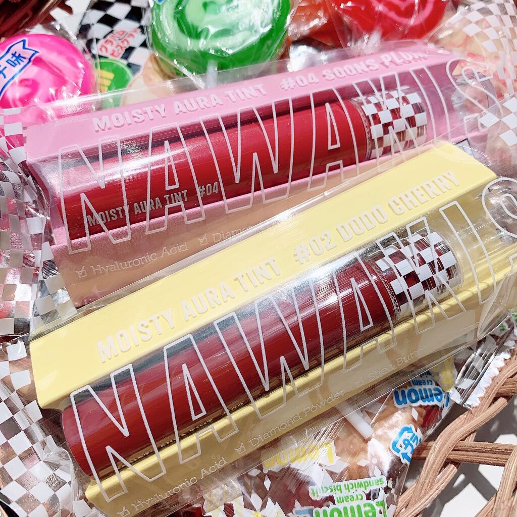 NAWAKIS MOISTY AURA TINT 02 DODO CHERRY/NAWAKIS/口紅を使ったクチコミ（1枚目）