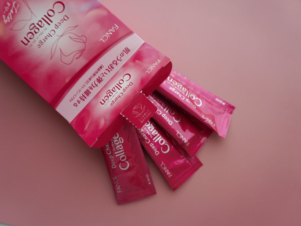 ディープチャージ コラーゲン スティックゼリー/ファンケル/美容サプリメントを使ったクチコミ(1枚目)