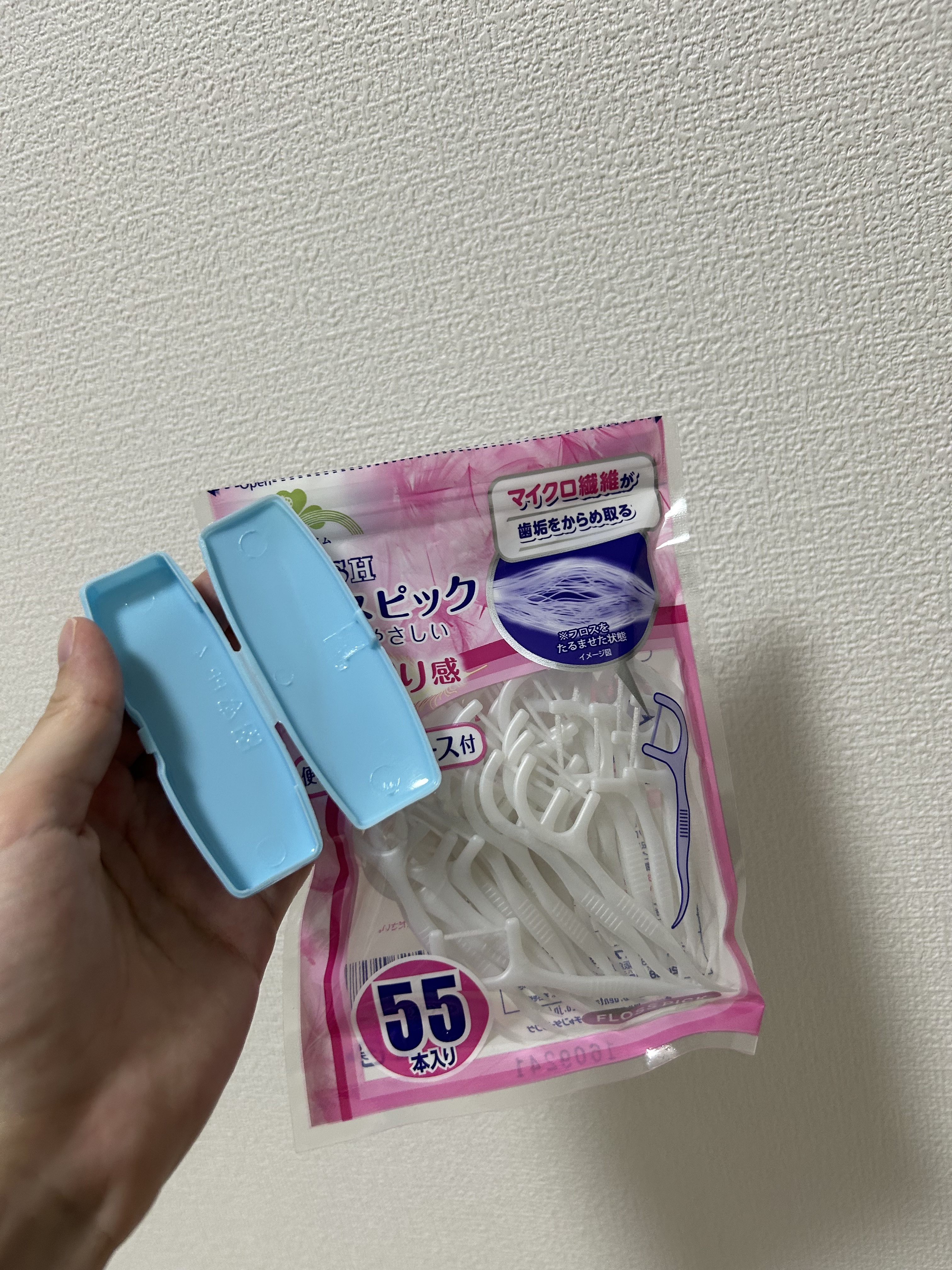 フレッシュ フロスピック ホワイト/デンタルプロ/デンタルフロス・歯間ブラシを使ったクチコミ（2枚目）