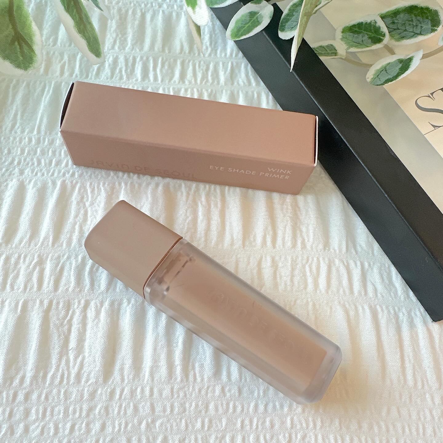 ウインク アイ シェード プライマー 02 ライトウッド/Javin De Seoul/リキッドアイシャドウを使ったクチコミ（2枚目）