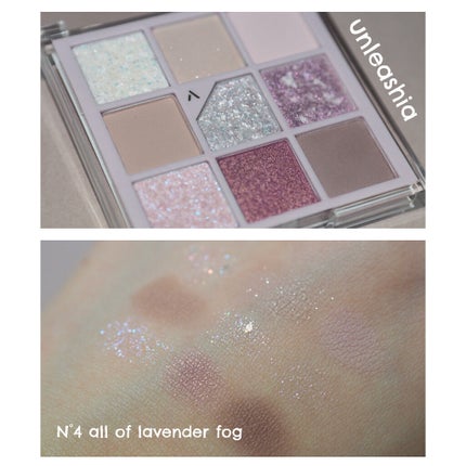 グリッターペディアアイパレット/unleashia/アイシャドウパレットを使ったクチコミ(1枚目)