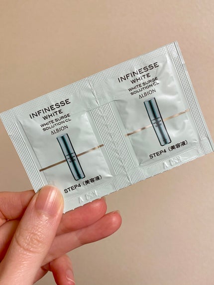 アンフィネスホワイト ホワイトサージソリューション/ALBION/美容液を使ったクチコミ(1枚目)