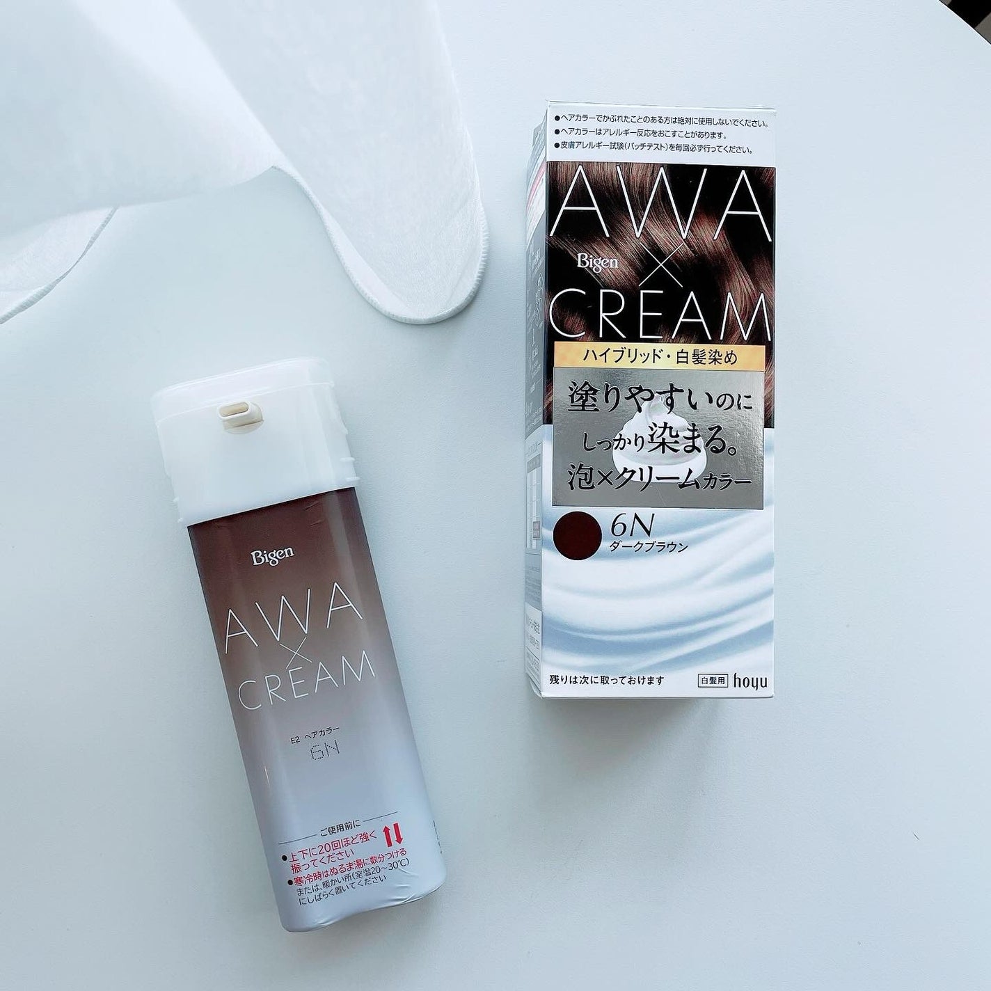 泡クリームカラー/ビゲン/ヘアカラーを使ったクチコミ(1枚目)