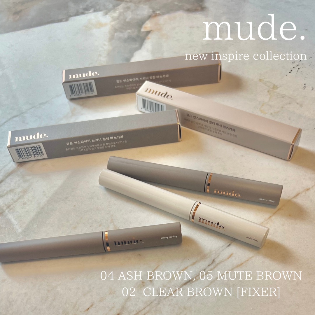 インスパイアマルチフィクサーマスカラ/mude./マスカラ下地を使ったクチコミ（2枚目）