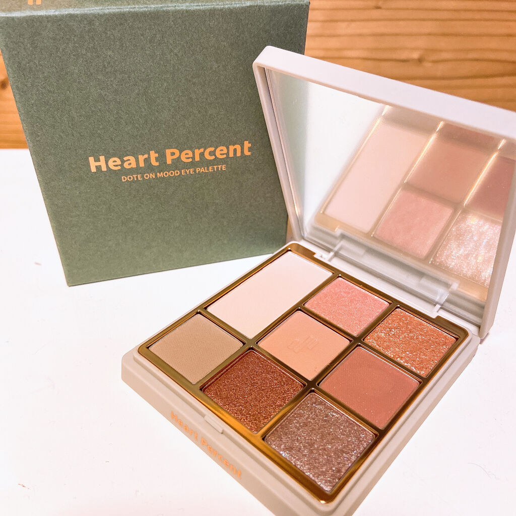 ドットオンムードアイパレット/Heart Percent/アイシャドウパレットを使ったクチコミ（1枚目）