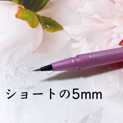 「密着アイライナー」ショート筆リキッド/デジャヴュ/リキッドアイライナーを使ったクチコミ(2枚目)