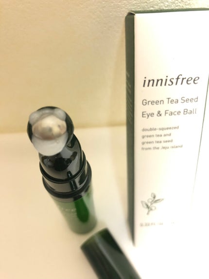 グリーンティーシード アイ&フェイスボール/innisfree/美容液を使ったクチコミ(2枚目)