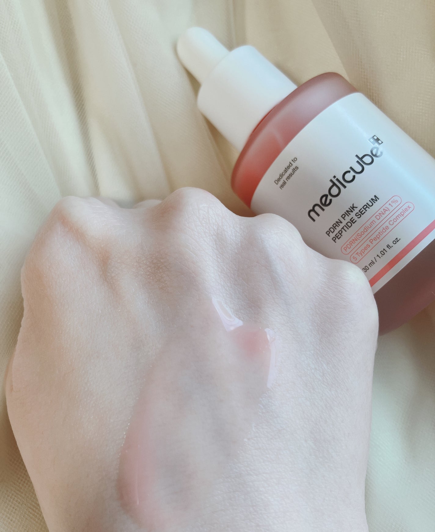 PDRNピンクアンプル PDRN 10,000ppm配合/MEDICUBE/美容液を使ったクチコミ(4枚目)