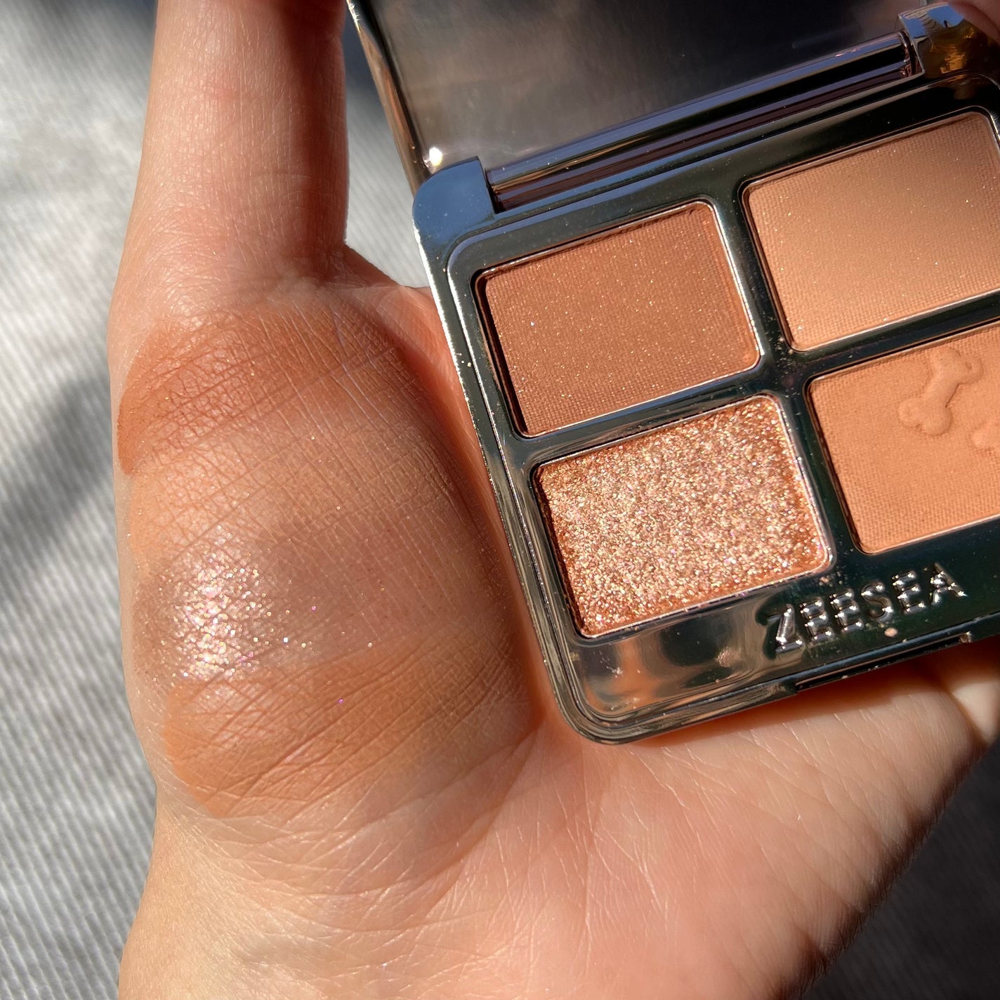 アニマルアイシャドウ(4シェード)/ZEESEA/アイシャドウパレットを使ったクチコミ(7枚目)