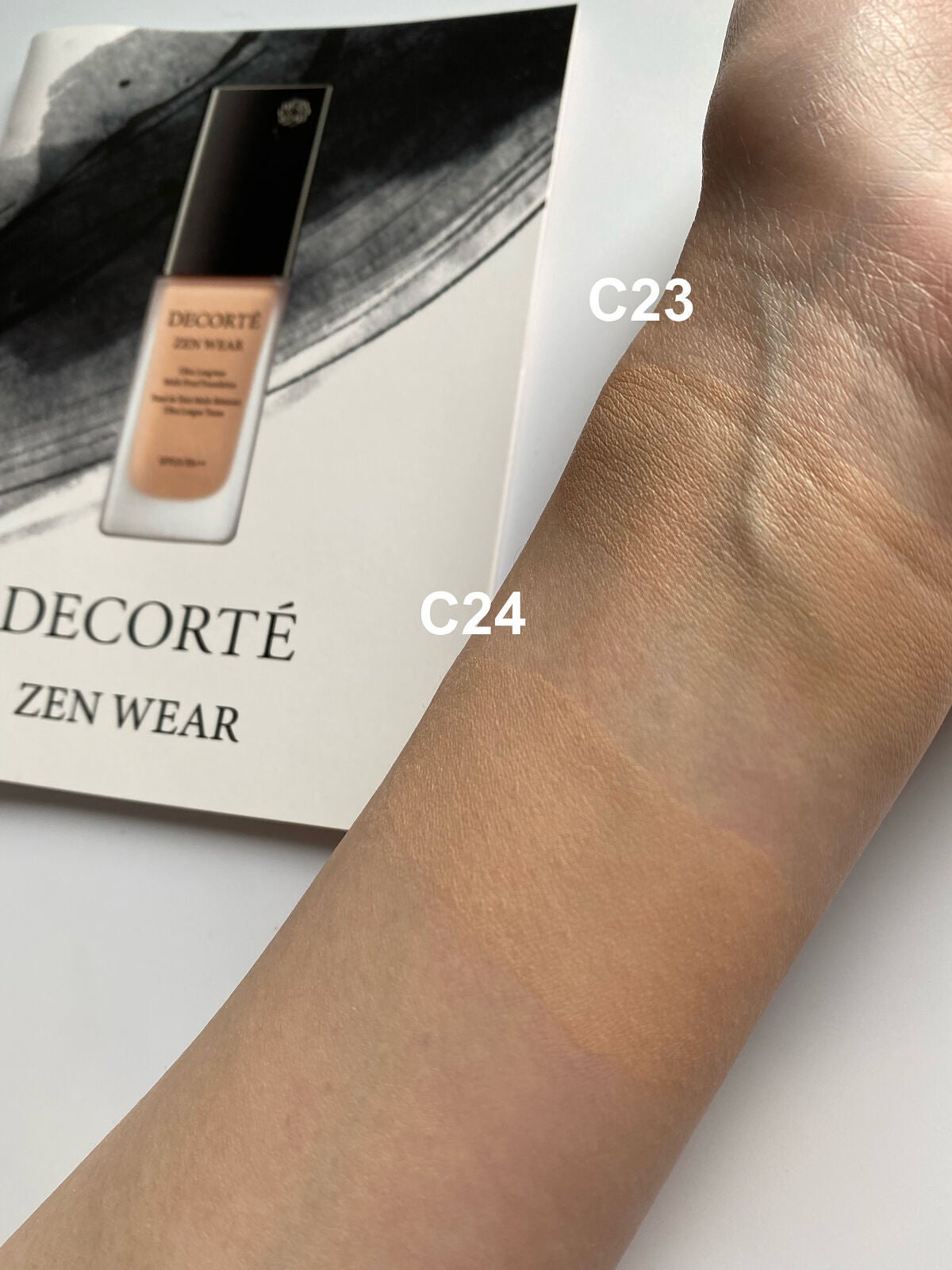 ゼン ウェア フルイド/DECORTÉ/リキッドファンデーションを使ったクチコミ(7枚目)